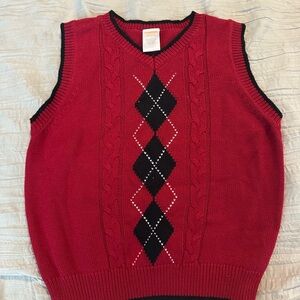 Gymboree Red Knit Sweater Vest